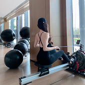 交叉美背吊带文胸一体瑜伽连体衣女蜜桃臀长裤 新款 连体服 run Byu