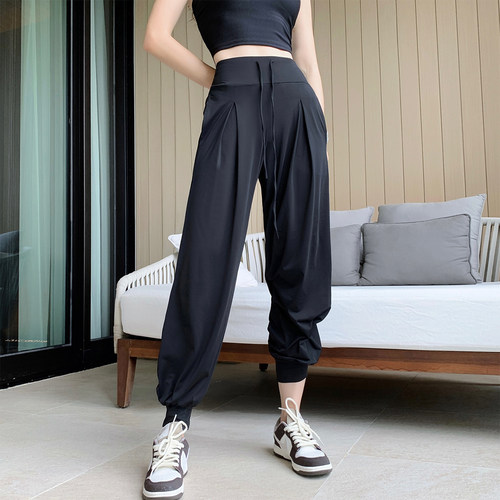 凉感防晒冰丝裤透气宽松