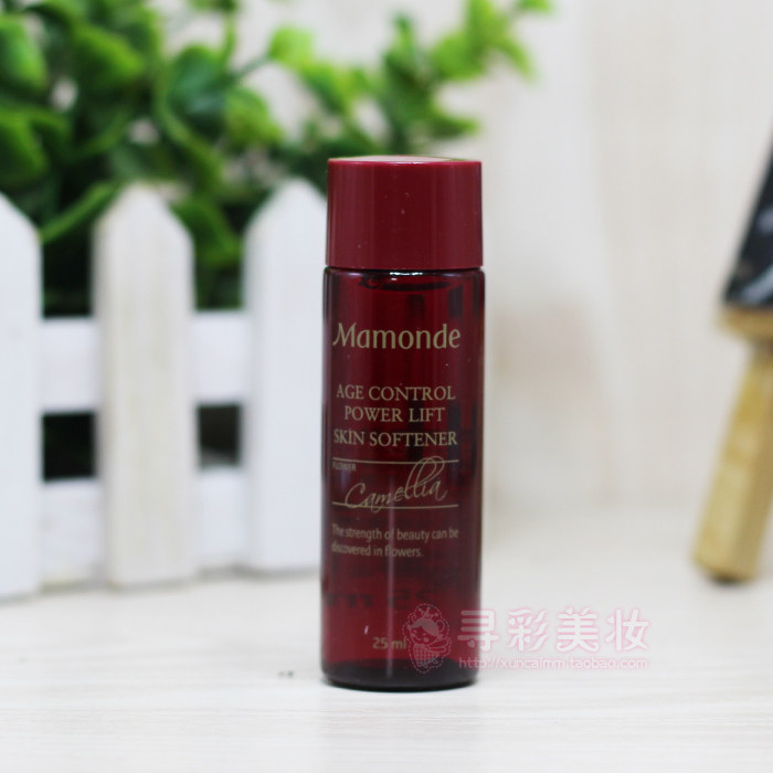 拍5个免邮 梦妆山茶凝时塑颜柔肤水25ml小样滋润保湿补水紧致