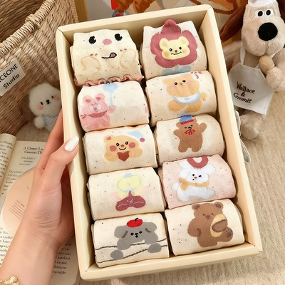 2025新款卡通ins爆款中筒袜