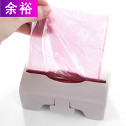 bao đựng đồ [Cửa hàng bách hóa Yuyu] Bức tường đầy màu sắc treo túi rác hoàn thiện hộp lưu trữ nhà bếp túi nhựa hộp khai thác hộp lưu trữ hộp - Trang chủ hộp trong suốt đựng bánh