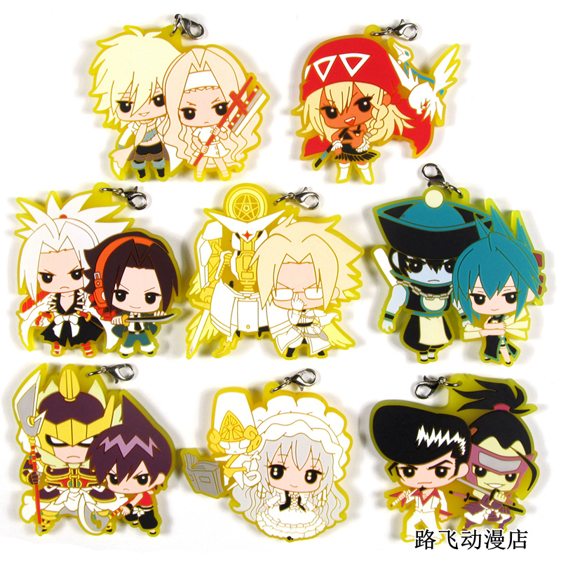 通灵王扭蛋麻仓叶阿弥陀丸道莲马孙贞德道润周边日单散货橡胶挂件_虎窝淘