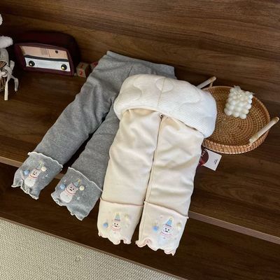 女童加厚打底裤2025秋冬新款