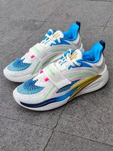 Anta安踏 欧文1代 KAI 运动舒适 防滑耐磨 低帮 篮球鞋 男款 白蓝