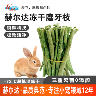 赫尔达冻干混合磨牙树枝小宠磨牙零食天然磨牙棒兔龙猫苹果枝 1罐