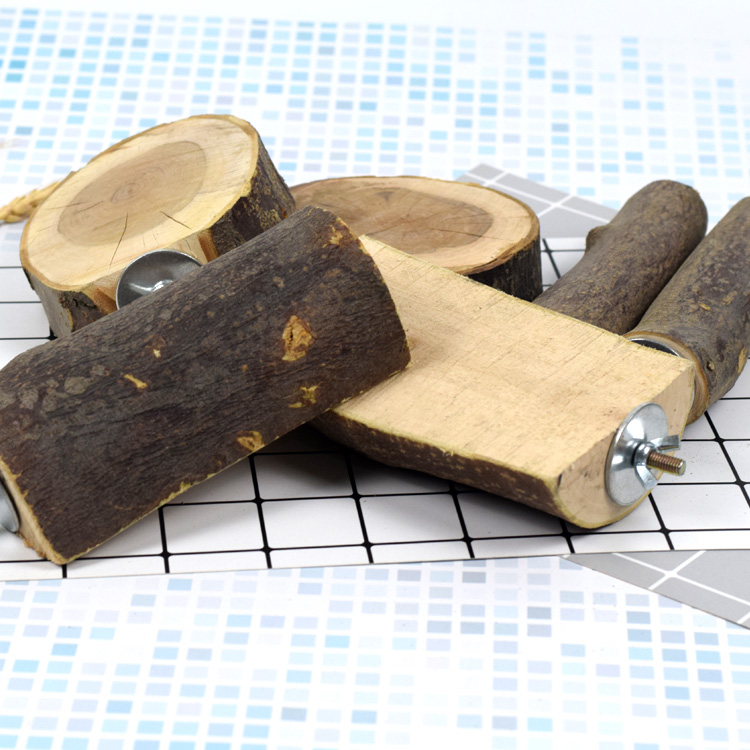 天然原生苹果木跳柱手工制作