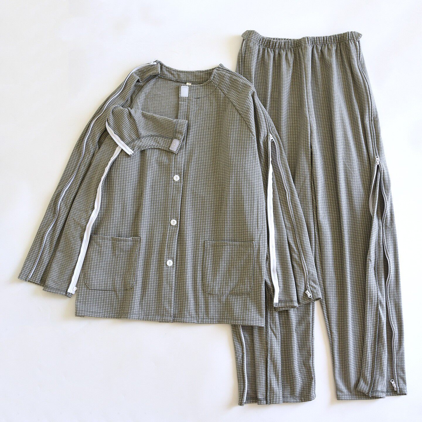 春秋男士德绒伤员服套装