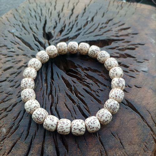 你没见过的非常稀有西藏回收血丝连纹星月菩提手串手链吉祥如意