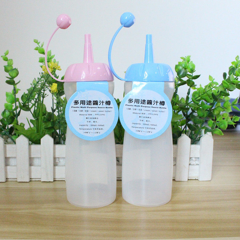 Plastic squeeze bottles of sauce 320ml Piping Chocolate sauce Squeeze bottle Jam tomato Salad bottlein the Kitchen/Cooking utensils , Kitchen Gadgets/Kitchen storage , Storage jars/Kitchen storage containers , Seasoning bottles  category - from Buy2taobao.com to provide professional Taobao agent buy service