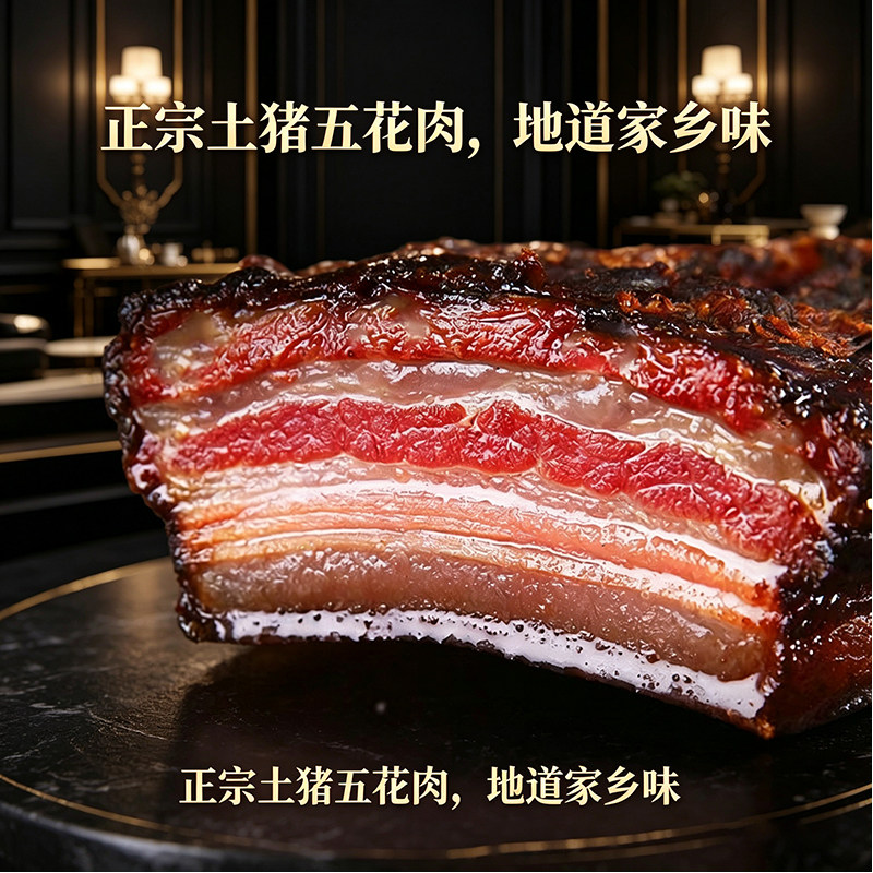 10斤湖南腊肉农家自制烟熏腊肉湖南特产老腊肉后腿腊味腊肠咸肉