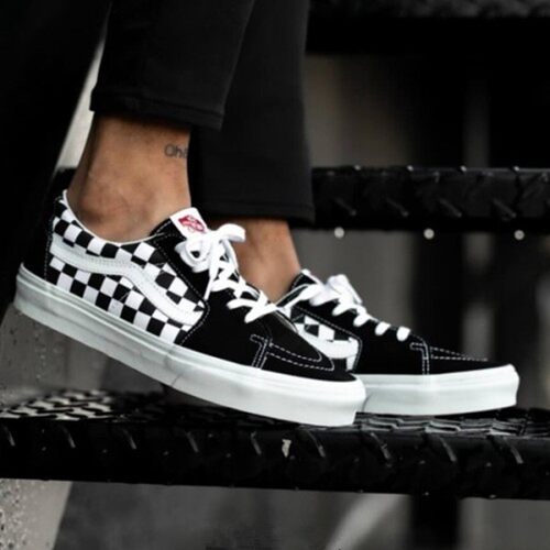 VANS范斯SK8-LOW棋盘格低帮板鞋