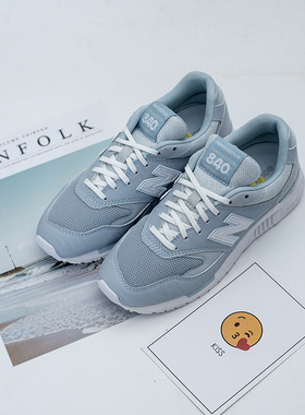 New Balance /NB ML840系列 浅蓝色女鞋3M夜跑复古运动鞋 WL840PB