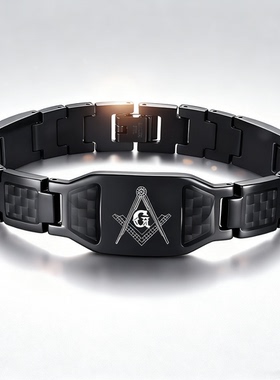 男士磁疗健康钛钢手链送礼首选