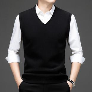 TB中老年外搭套头马甲 背6817 冬加秋厚粒绒毛心男士 加绒摇加厚款