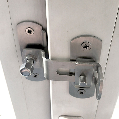 高低调节长田防盗门扣不锈钢插销