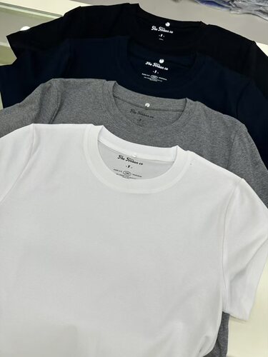 欧洲站2026新款圆领短袖T恤百搭显瘦小个子穿搭小版型纯棉短袖