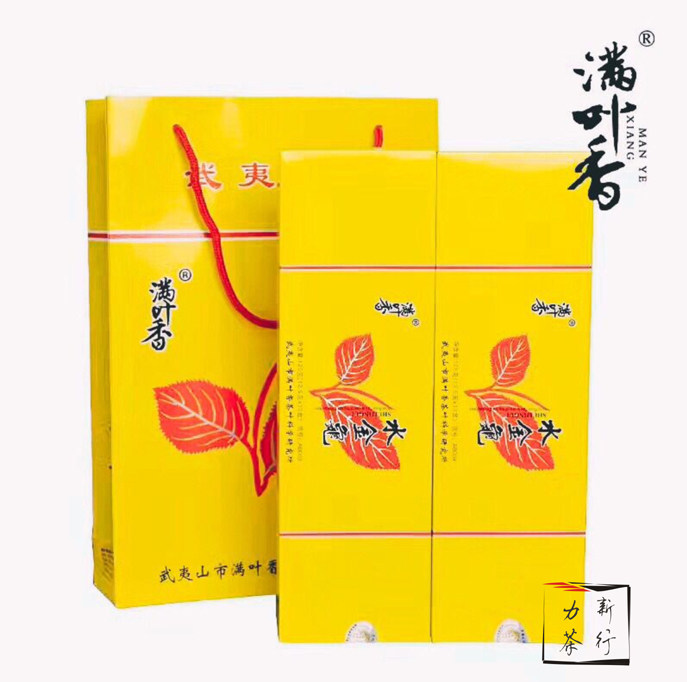 力新茶行 满叶香 水金龟 AB009 茶叶  黄色条装 武夷岩茶叶 125克