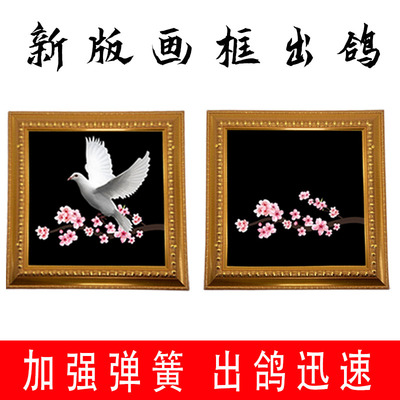 魔术道具画框出鸽才艺表演