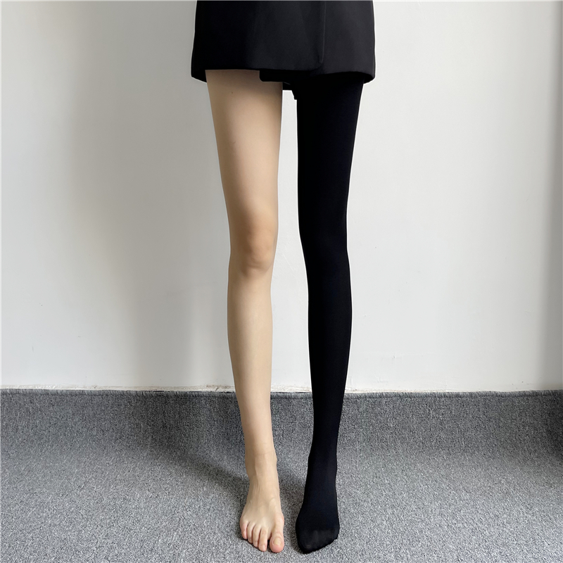 压力紧身黑色打底裤秋冬款黑丝袜女春秋款光腿神器塑形显瘦连裤袜