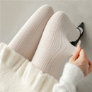爱心白丝袜春秋天鹅绒白色连裤袜女纯欲洛丽塔lolita袜子JK打底袜