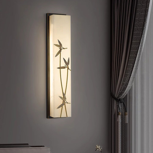 背景墙壁灯客厅高端全铜灯长条灯