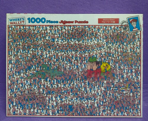 盒损绝版现货BEVERLY日本拼1000片寻找威利Where's Wally