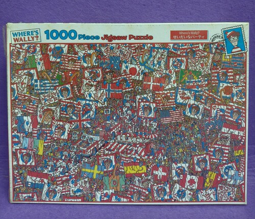 盒损绝版现货BEVERLY日本拼1000片寻找威利Where's Wally