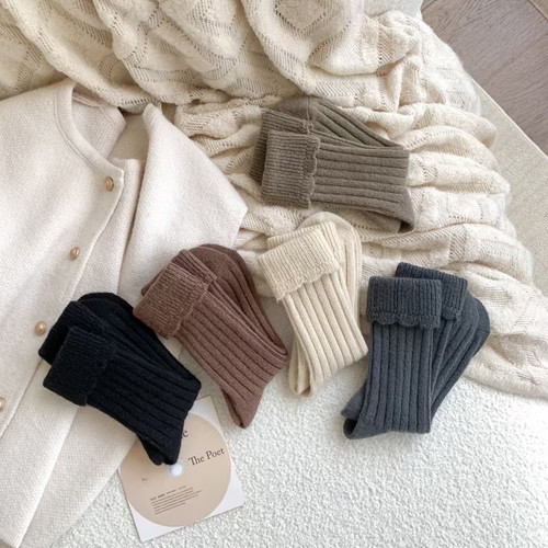 Hotwind保暖女棉加厚长袜子