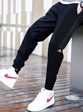 Adidas阿迪达斯男裤2025冬季新款运动裤跑步训练舒适休闲裤IA8181