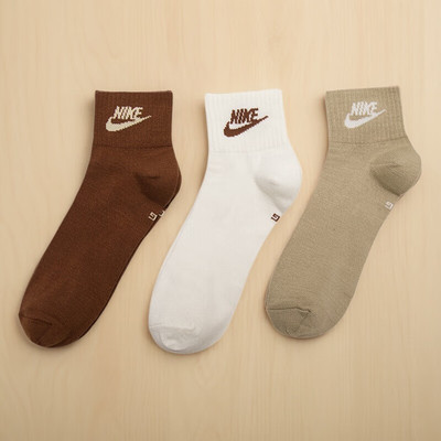 耐克正品运动袜针织中筒袜薄款