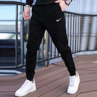 裤 新款 子跑步训练加绒保暖运动裤 束脚裤 Nike耐克男裤 休闲长裤 冬季