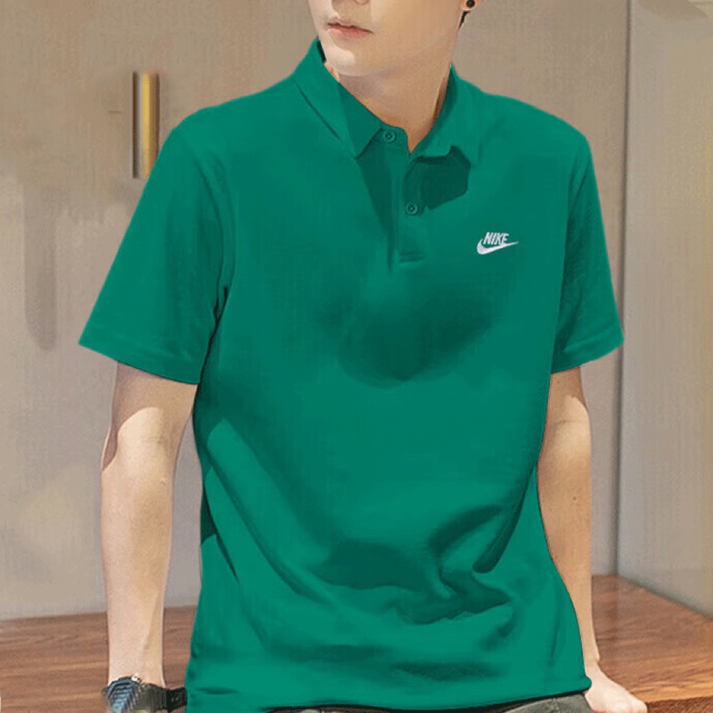 耐克官方POLO衫男装2025夏季新款宽松透气舒适运动服翻领短袖T恤