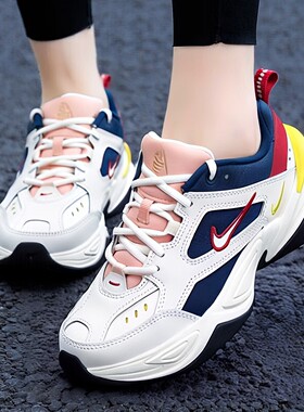 Nike耐克厚底老爹鞋女鞋冬季新款M2K TEKNO轻便休闲鞋透气运动鞋