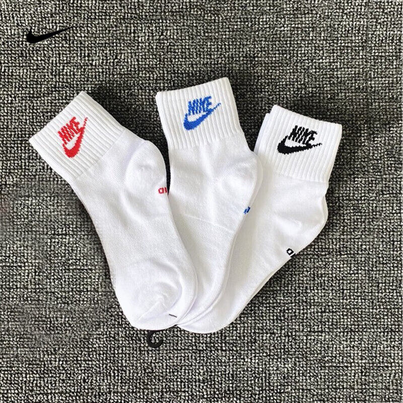 NIke耐克男袜女袜春季新款棉袜休闲袜透气快干跑步袜健身运动袜子