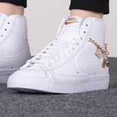 子女鞋 高帮透气休闲鞋 春季 耐克运动鞋 新款 Blazer开拓者小白鞋 板鞋