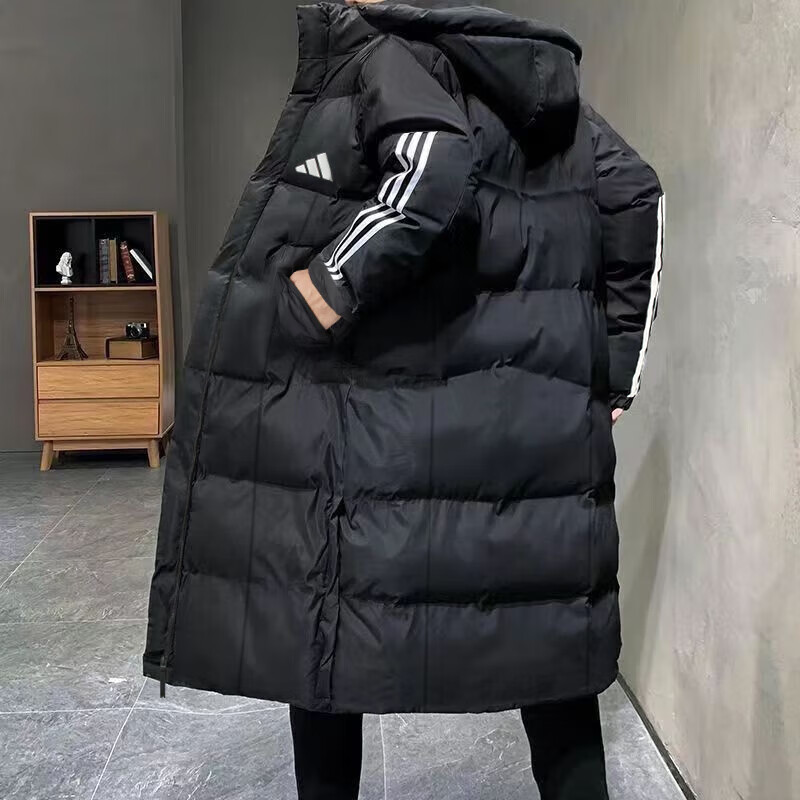 阿迪达斯羽绒服男士女士保暖外套