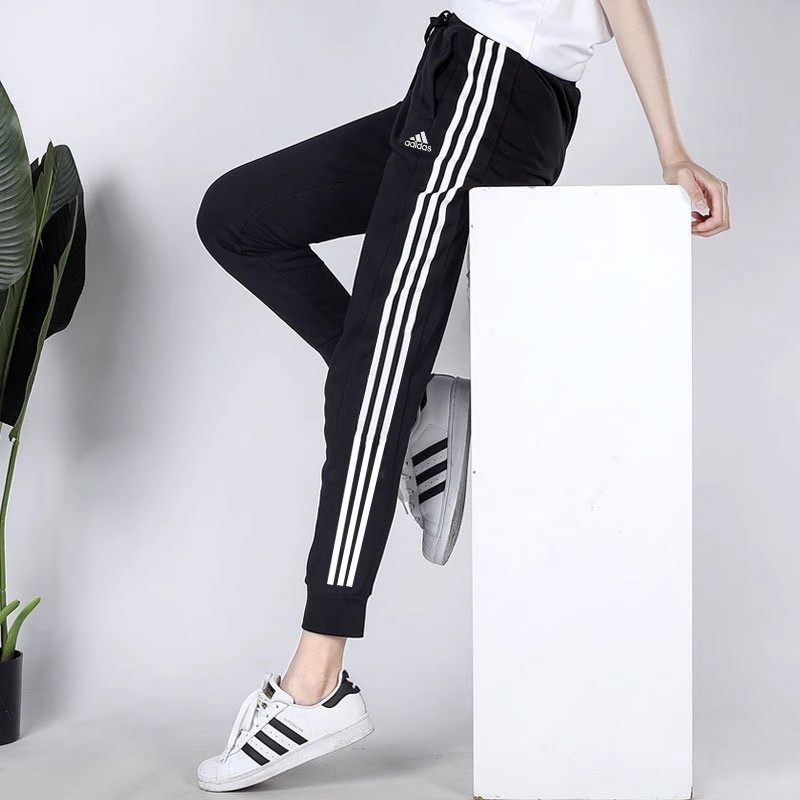 阿迪达斯运动透气长裤女假一赔十