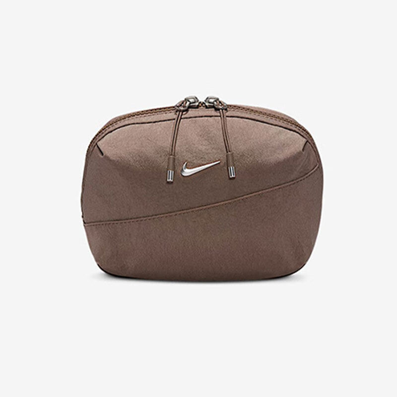 耐克AURA腰包斜挎包2025新款男女包收纳拉链口袋可调节肩带单肩包