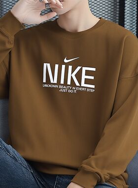 Nike耐克男大码厚款运动毛圈卫衣