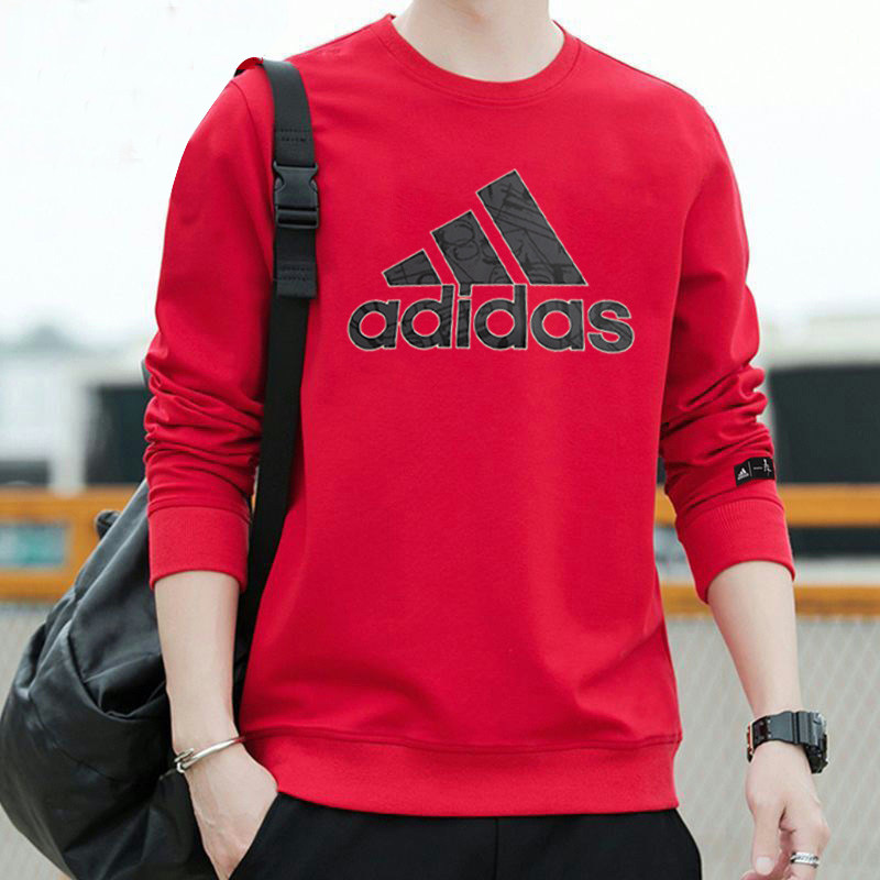 阿迪达斯卫衣外套男装2025秋季新款运动服宽松休闲圆领套头衫上衣