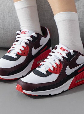 Nike耐克正品跑步鞋春季新款女鞋Air Max 90运动鞋减震气垫休闲鞋