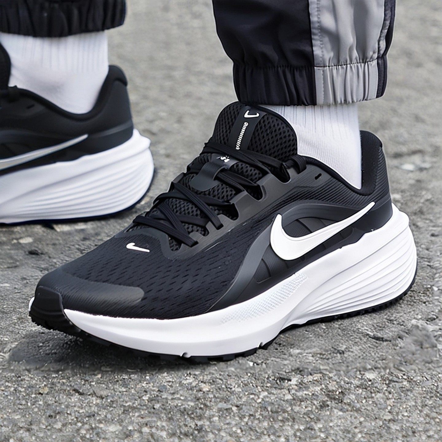 NIKE耐克正品男鞋2026春季新款软底减震休闲运动鞋黑白通勤跑步鞋