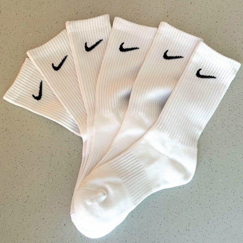 白色长筒袜Nike耐克袜子正品秋季新款运动袜男袜女训练袜篮球棉袜
