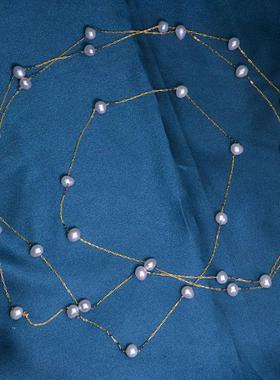 气质高级感2024年新款锁骨链