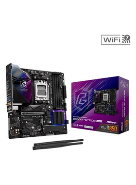 ASROCK/华擎 B850M Riptide WiFi 黑潮风暴 全新 原装 盒装 主板