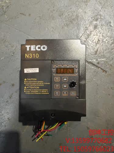 （创坤设备）台安变频器 N310-4005-S3XC. 拆机包好用3.7