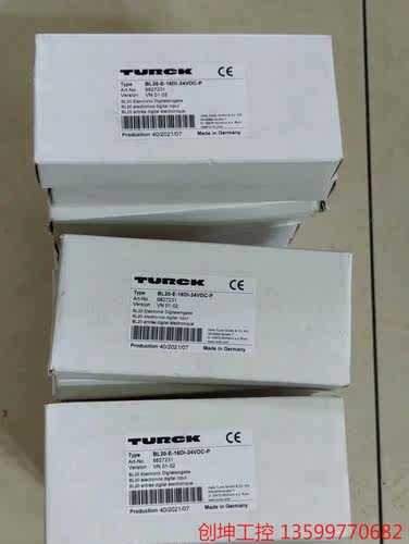 （创坤设备）图尔克BL20-E-16DI-24VDC-P全新原装正品 现