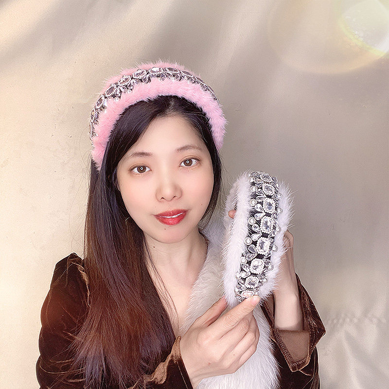 2026新款小众高级感貂毛发箍