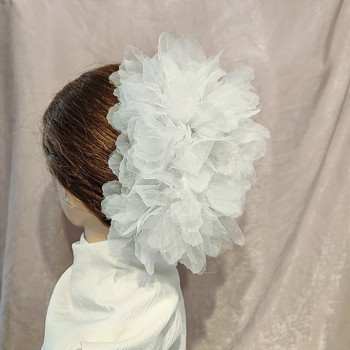 仙美花朵抓夹大号高级感