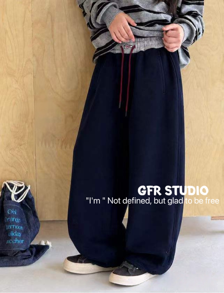 徐姐优选 2026新款男女童中大童休闲卫裤77012